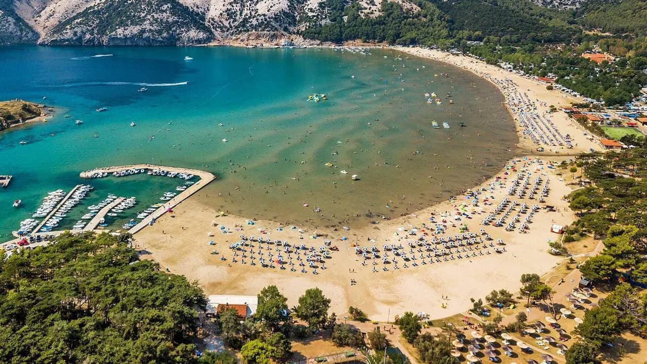 Rajska plaža a Kvarnerben
